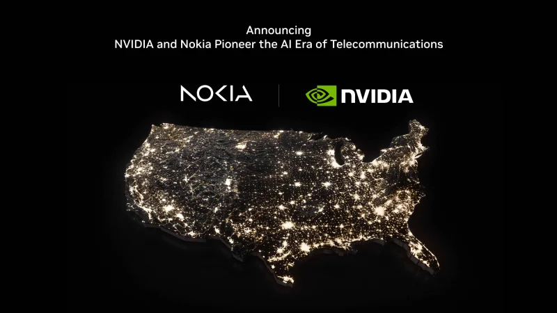 NVIDIA инвестирует $1 млрд в Nokia для развития ИИ в сетях 5G и 6G