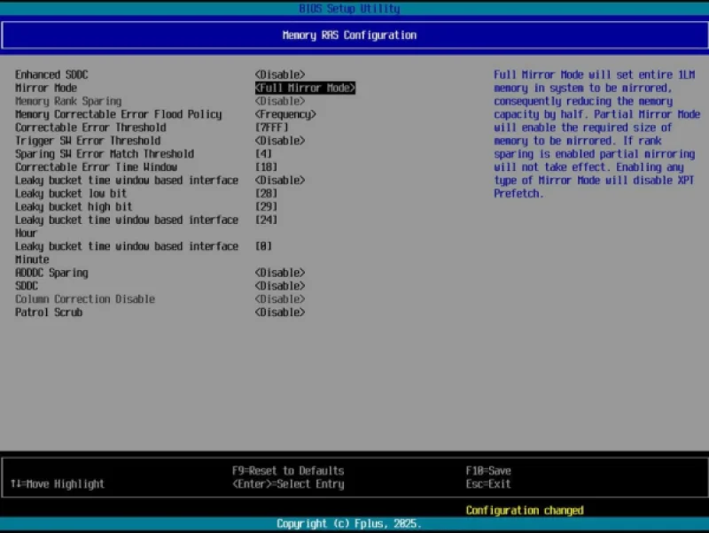 Fplus обновила BIOS для серверов: расширенный контроль производительности и надежности