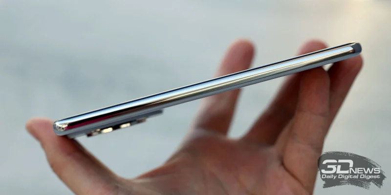  HUAWEI nova 14 Pro, левая грань без функциональных элементов 