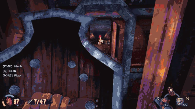  Щит чертовски полезен, но обзор, конечно, сильно ухудшает 