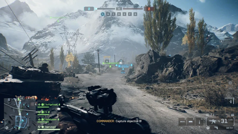  На одной из самых красивых карт в игре постоянно отвлекаешься на гору на заднем плане 