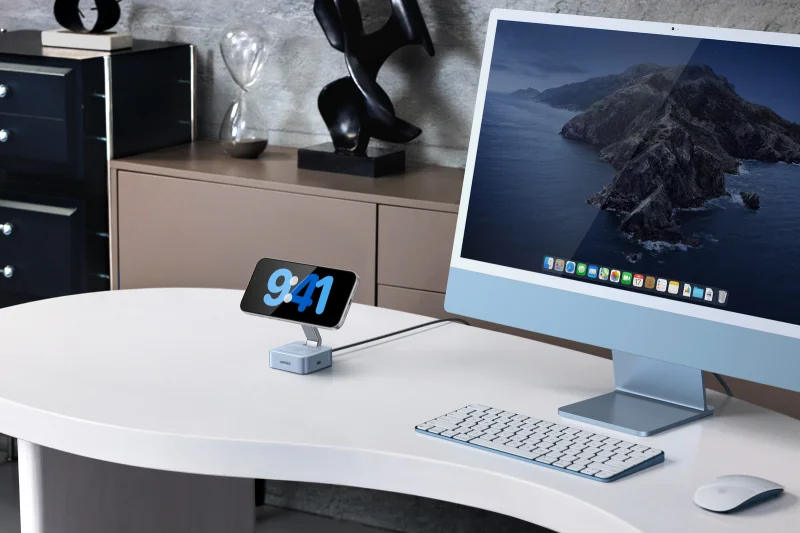 UGREEN MagFlow: Магнитная зарядка Qi2 на 25 Вт для iPhone и не только