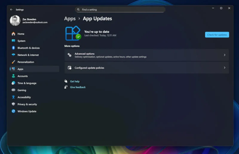 Windows 11 упростила обновление программ: всё в одном месте