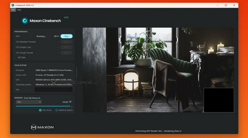 Cinebench обновился: теперь тестирует и видеокарты AMD и Nvidia