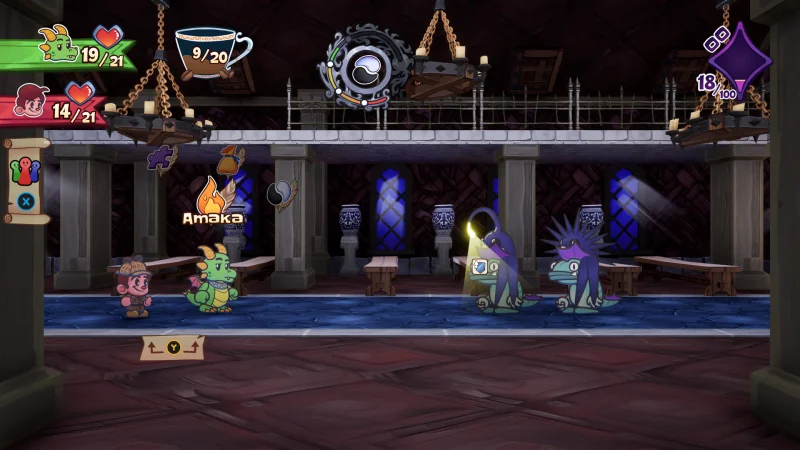  Как и во многих пошаговых играх, тут есть временные положительные и отрицательные эффекты вроде ускорений и ожогов 