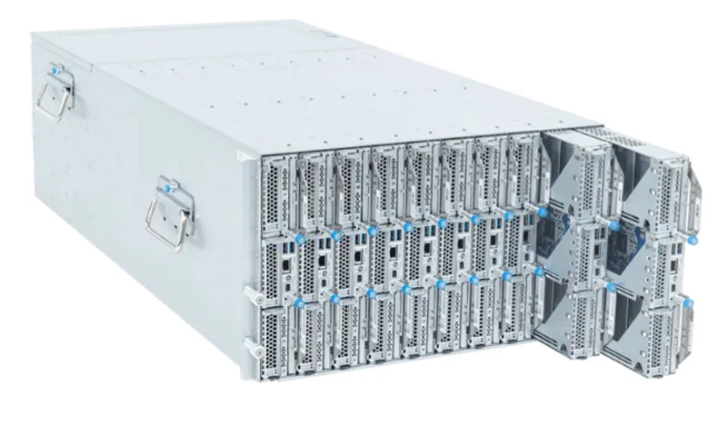 Плотность и мощность: 10-узловой сервер Gigabyte с СЖО для процессоров AMD EPYC Turin