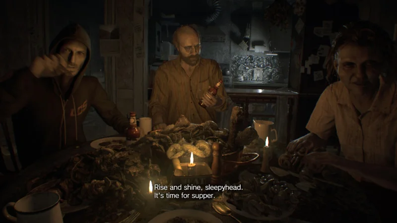  Безумная семейка Бейкеров — одни из наиболее мерзких антагонистов в серии, при этом история их превращения в чудовищ довольно грустная 