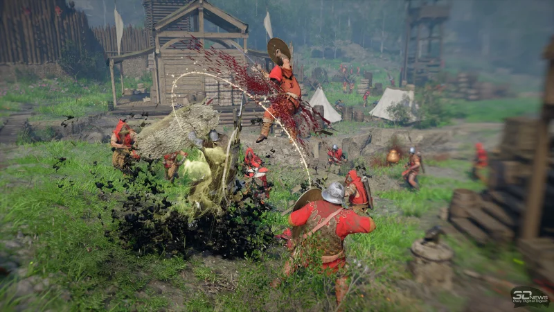  Зачистки крупных лагерей напоминают сражения в Dynasty Warriors, где ты в одиночку бьешься с огромной толпой 