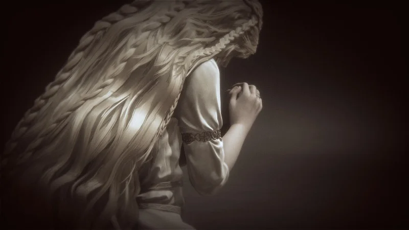  Похоже, в сцене используется та же модель Микеллы, что и в DLC (источник изображения: Bandai Namco) 