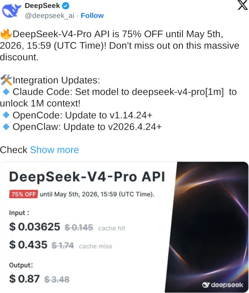  Источник изображения: @deepseek_ai / x.com 
