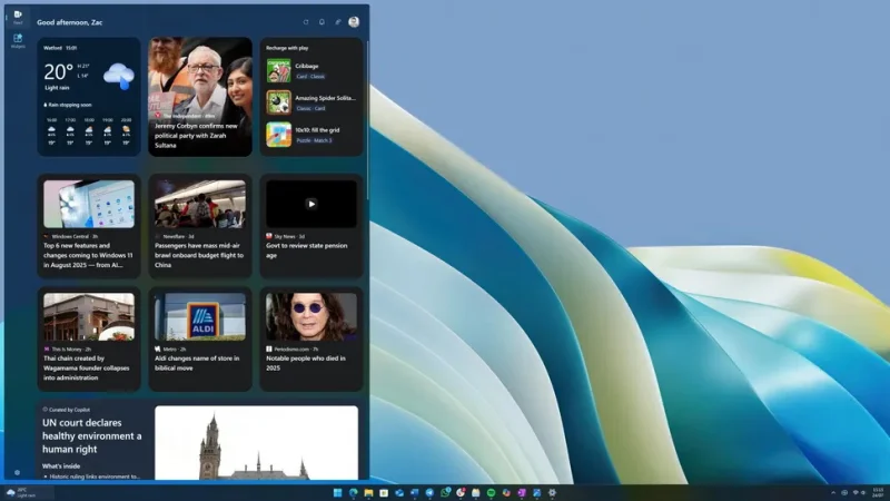 Конец назойливой ленте: Windows 11 навсегда уберет MSN из виджетов по умолчанию